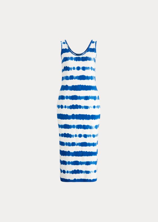 Vestido Ralph Lauren Striped Algodão Mulher 05483-DBTJ